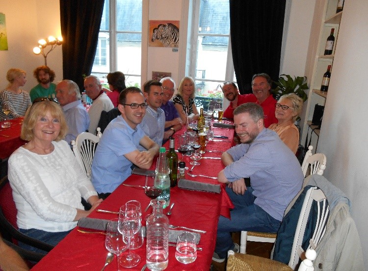 The Group at Chez Fano.