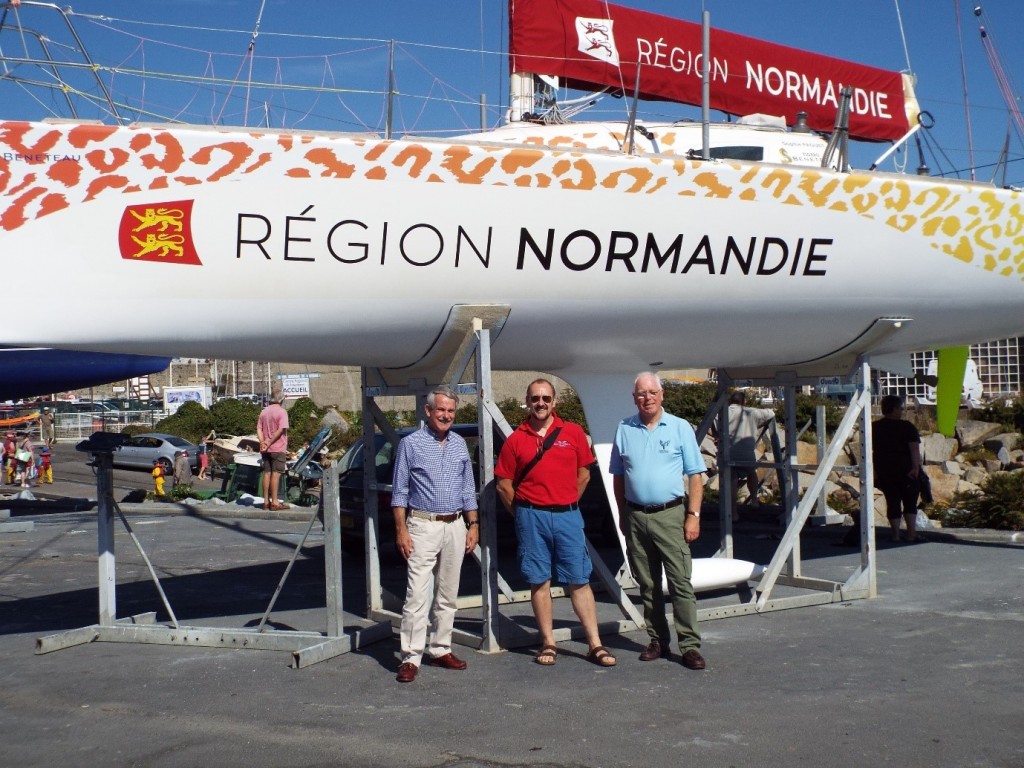 Malcolm, Phil and JR taking on a nautical flavour.