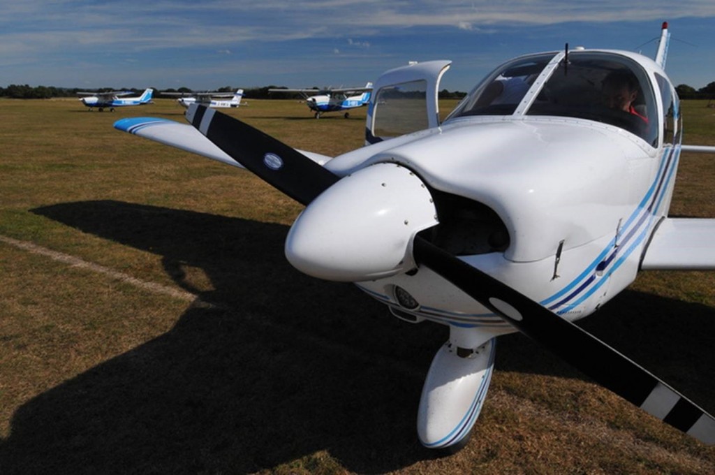 Farm Strips Fly Out Event - Parking up and shutting down at Headcorn